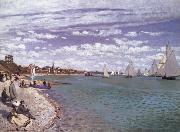 Regatta at Sainte-Adresse Claude Monet